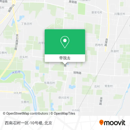 西南召村一区-10号楼地图