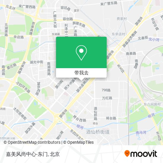 嘉美风尚中心-东门地图