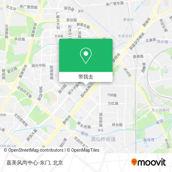 嘉美风尚中心-东门地图