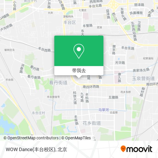 WOW Dance(丰台校区)地图