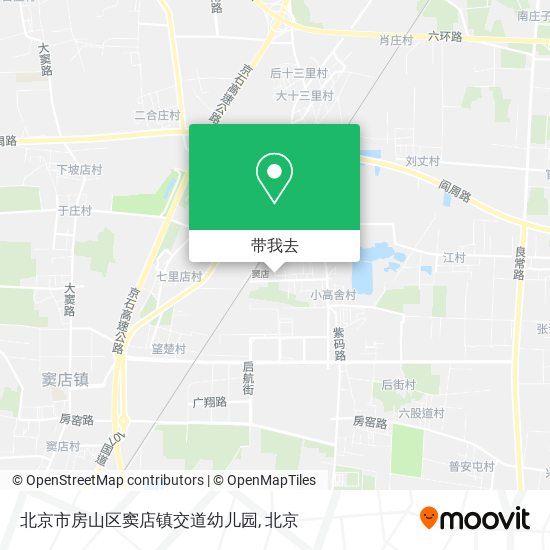 北京市房山区窦店镇交道幼儿园地图