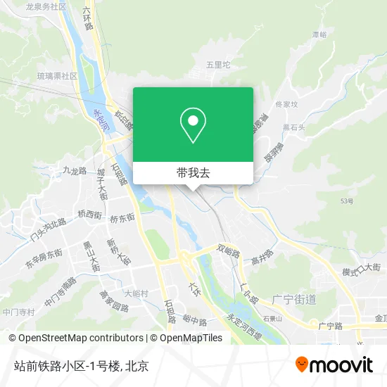 站前铁路小区-1号楼地图