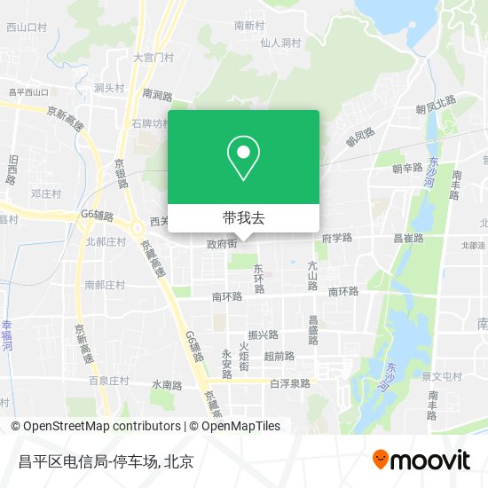 昌平区电信局-停车场地图