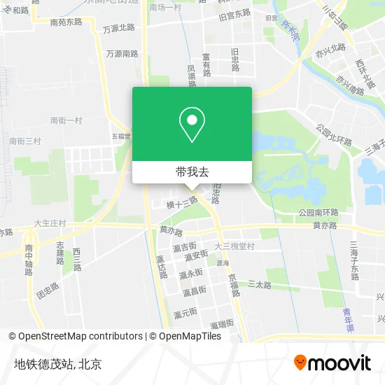 地铁德茂站地图