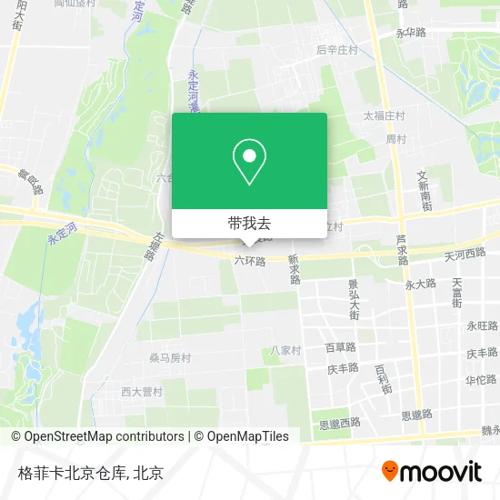 格菲卡北京仓库地图