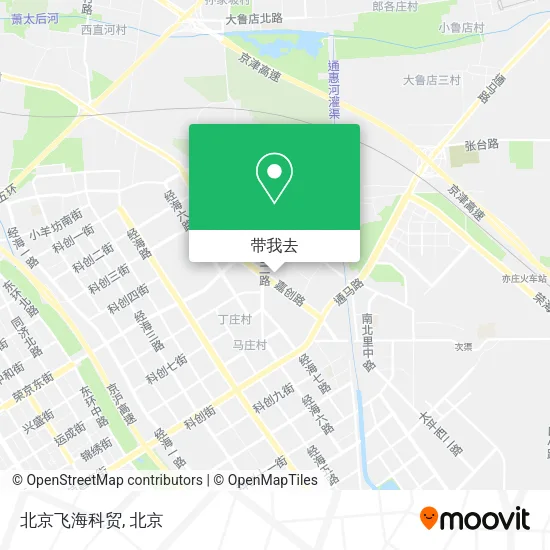 北京飞海科贸地图