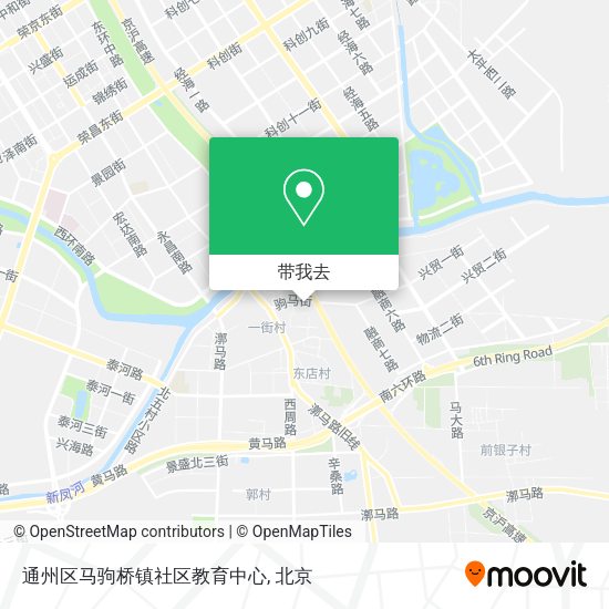 通州区马驹桥镇社区教育中心地图