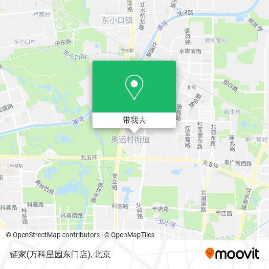链家(万科星园东门店)地图