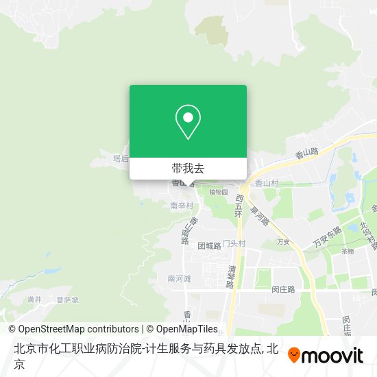 北京市化工职业病防治院-计生服务与药具发放点地图