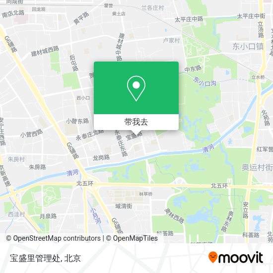 宝盛里管理处地图