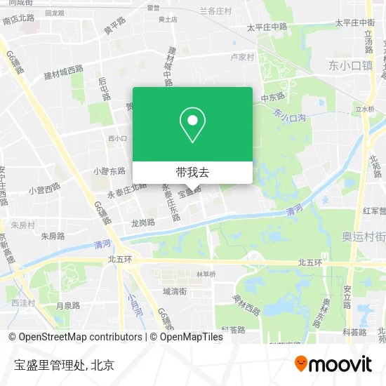 宝盛里管理处地图