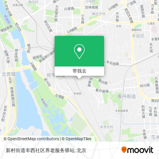 新村街道丰西社区养老服务驿站地图