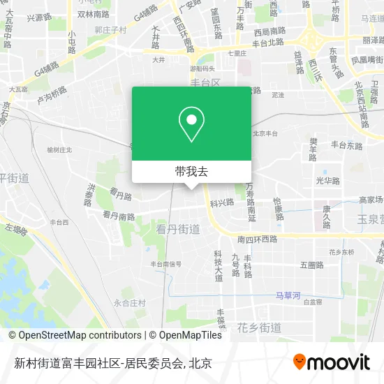 新村街道富丰园社区-居民委员会地图