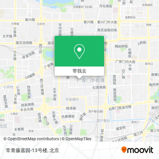 常青藤嘉园-13号楼地图