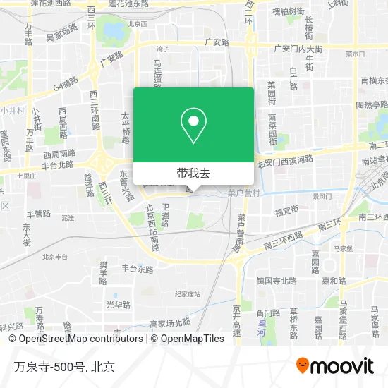 万泉寺-500号地图