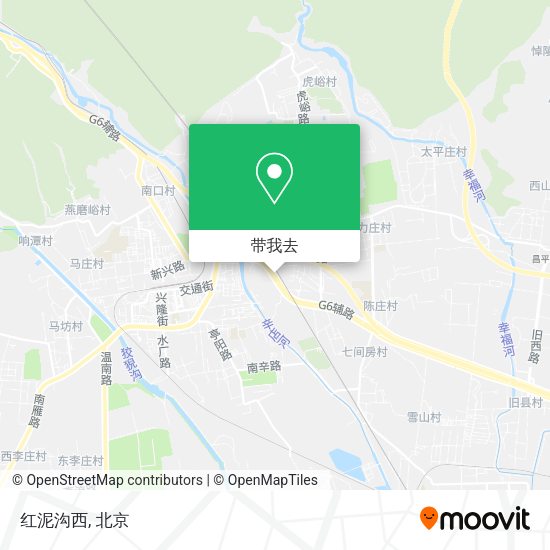 红泥沟西地图