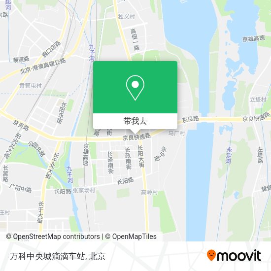万科中央城滴滴车站地图