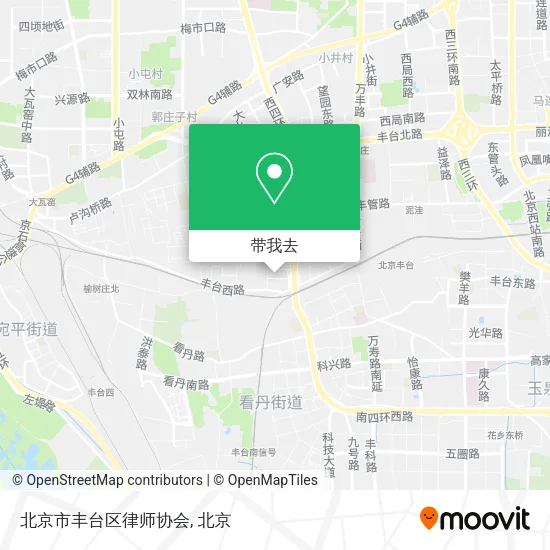 北京市丰台区律师协会地图