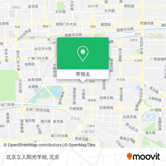北京立人阳光学校地图