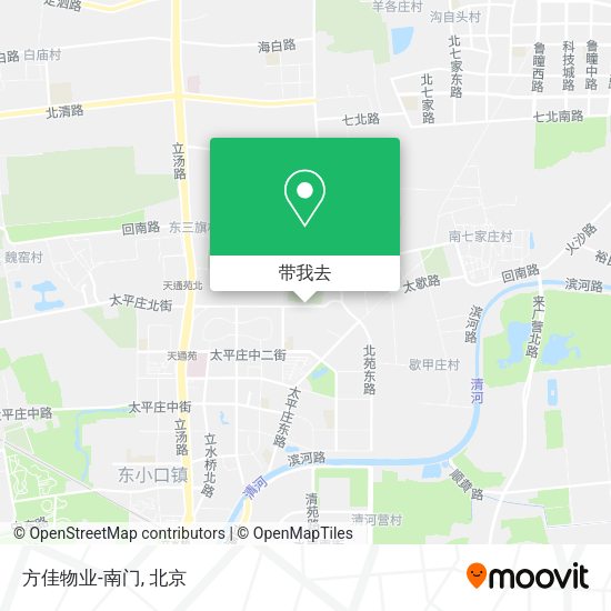 方佳物业-南门地图