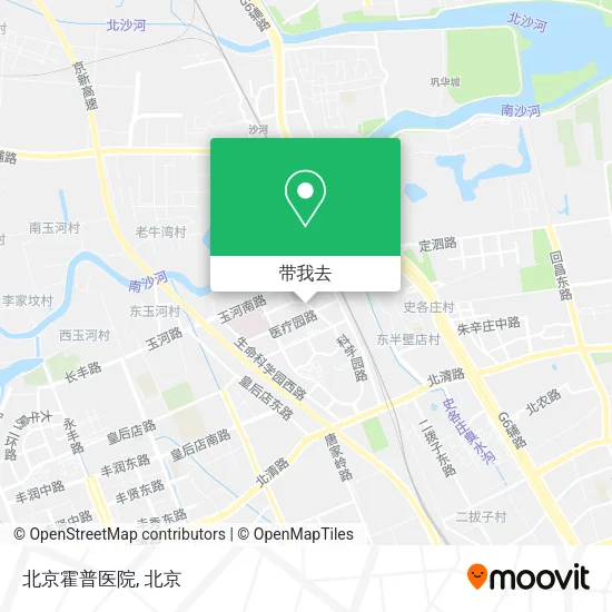 北京霍普医院地图