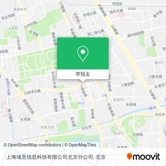 上海域至信息科技有限公司北京分公司地图