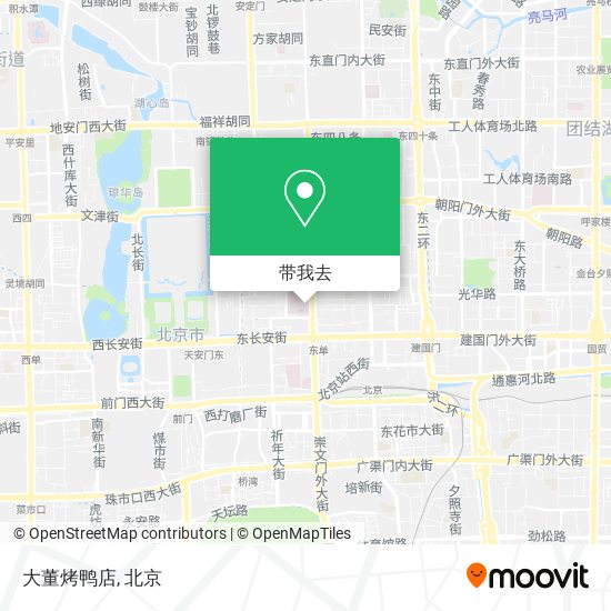 大董烤鸭店地图