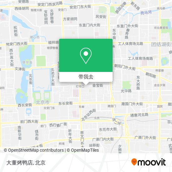 大董烤鸭店地图