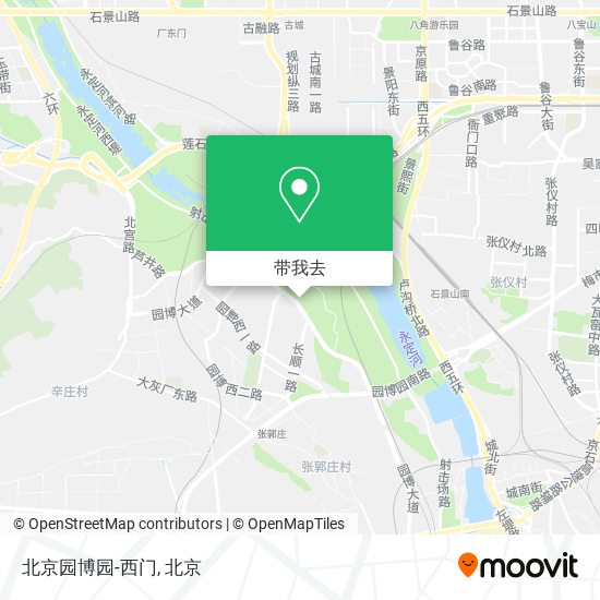 北京园博园-西门地图