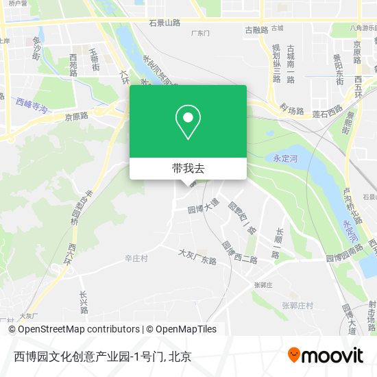 西博园文化创意产业园-1号门地图