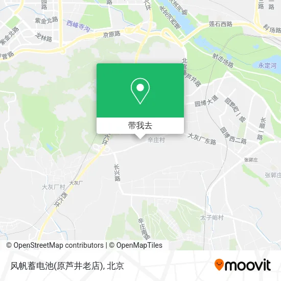 风帆蓄电池(原芦井老店)地图