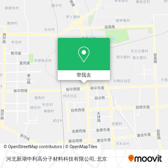 河北新湖中利高分子材料科技有限公司地图