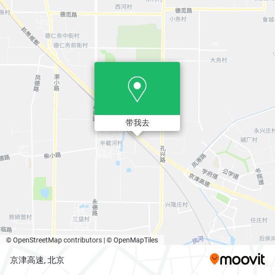 京津高速地图