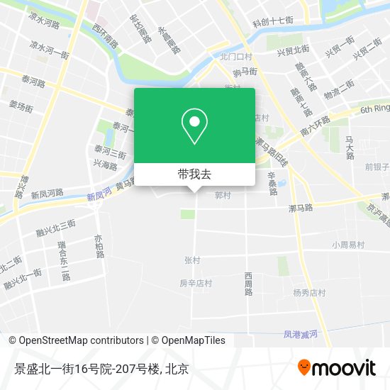 景盛北一街16号院-207号楼地图