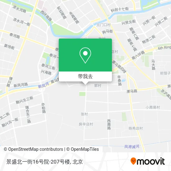 景盛北一街16号院-207号楼地图