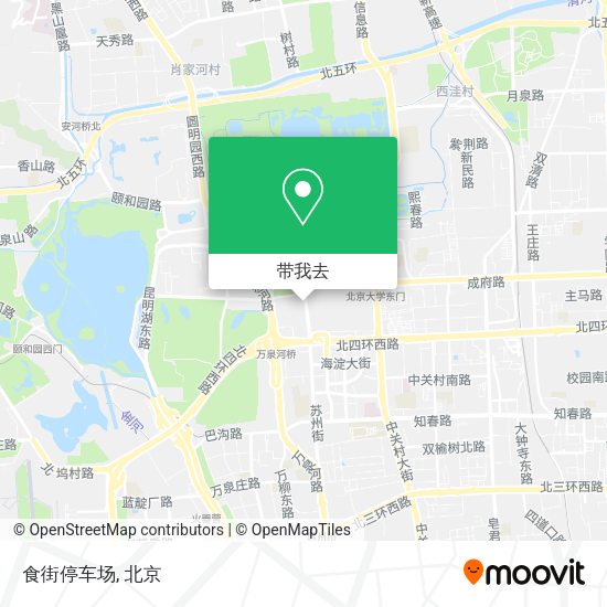 食街停车场地图