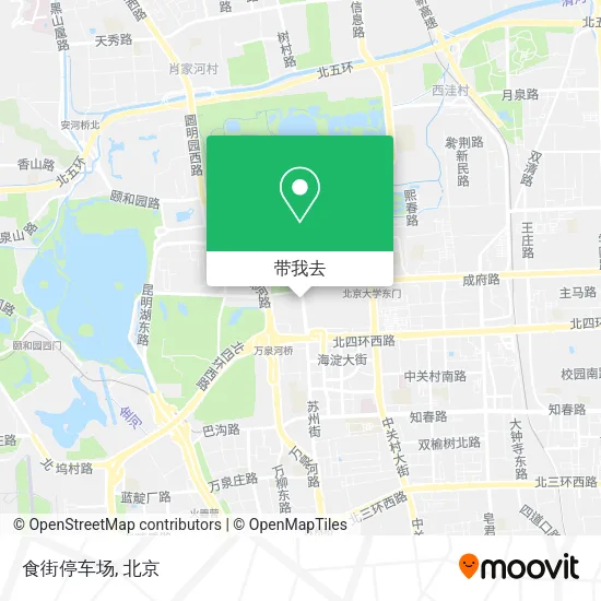 食街停车场地图