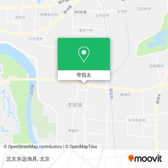 北京东远渔具地图