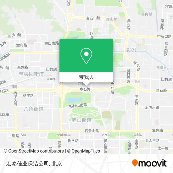 宏泰佳业保洁公司地图