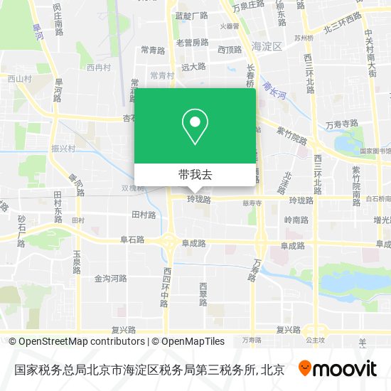 国家税务总局北京市海淀区税务局第三税务所地图