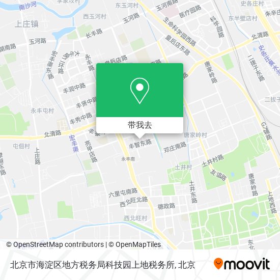 北京市海淀区地方税务局科技园上地税务所地图
