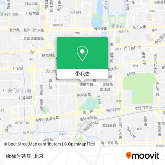 缘福号茶庄地图