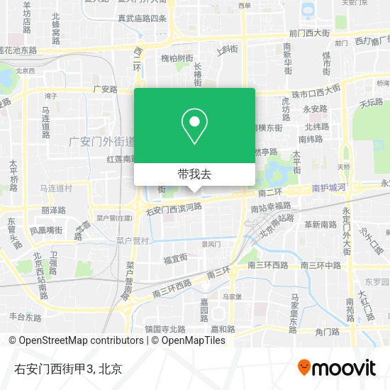 右安门西街甲3地图