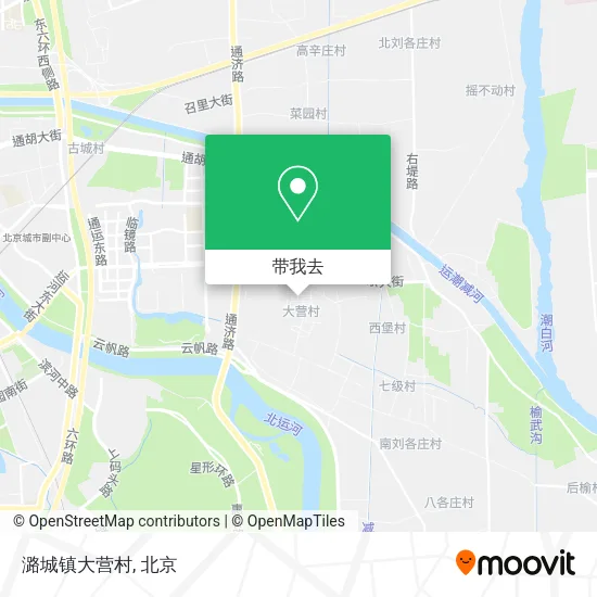 潞城镇大营村地图
