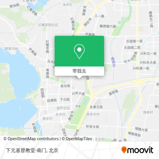 下元基督教堂-南门地图