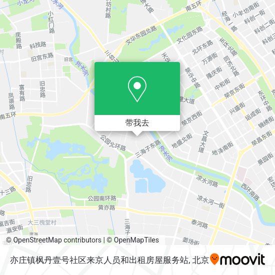 亦庄镇枫丹壹号社区来京人员和出租房屋服务站地图