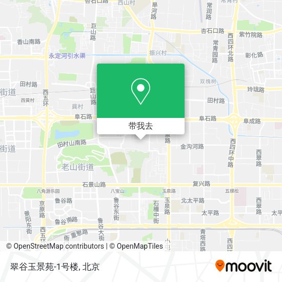 翠谷玉景苑-1号楼地图