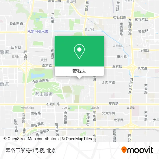 翠谷玉景苑-1号楼地图