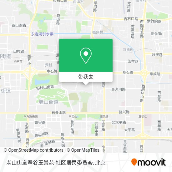 老山街道翠谷玉景苑-社区居民委员会地图