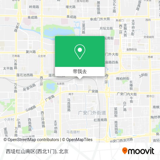 西堤红山南区(西北1门)地图